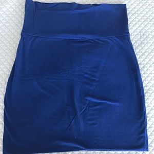 Royal Blue mini skirt